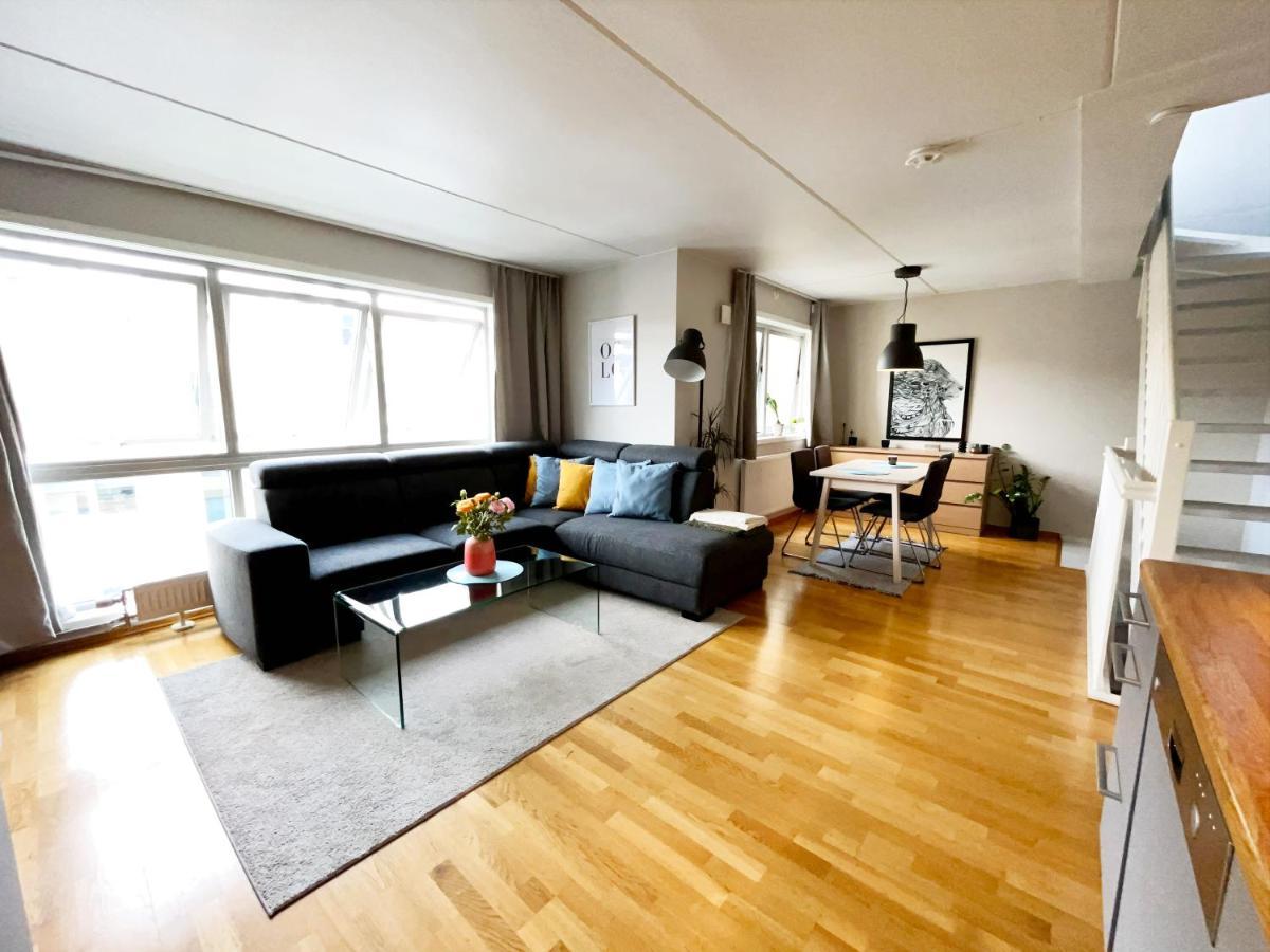 City Center Flat W Roof Top Terrace & Free Parking 奥斯陆 外观 照片